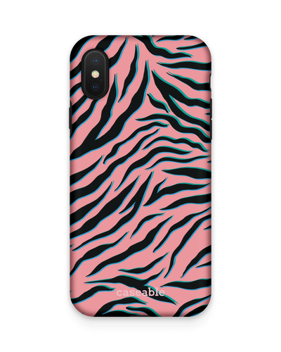 Pink Zebra Premium Handyhülle Apple iPhone X, Apple iPhone XS