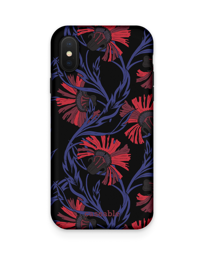 Midnight Floral Premium Handyhülle Apple iPhone X, Apple iPhone XS