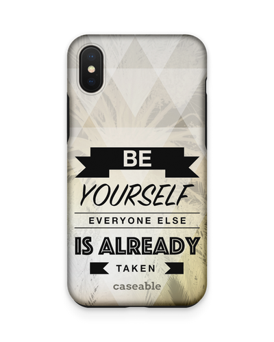 Be Yourself Premium Handyhülle Apple iPhone XS Max