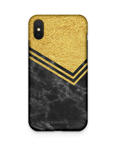 Gold Marble Premium Handyhülle Apple iPhone XS Max