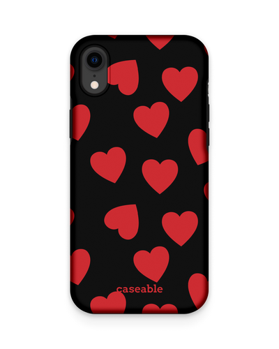 Repeating Hearts Premium Handyhülle Apple iPhone XR