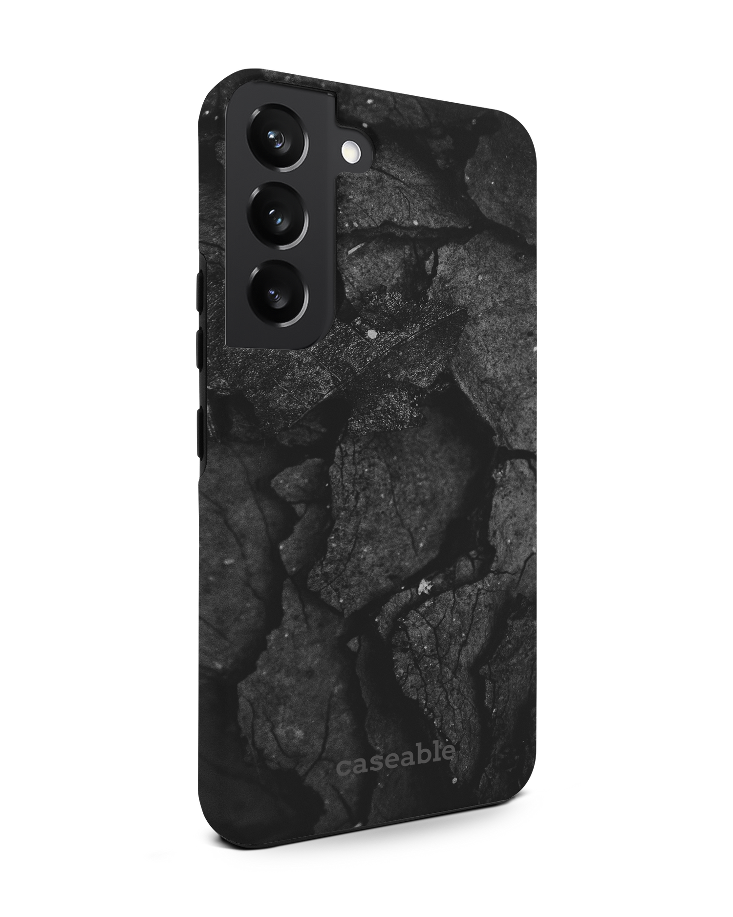 Carbon Premium Handyhülle Samsung Galaxy S22 5G: Seitenansicht links