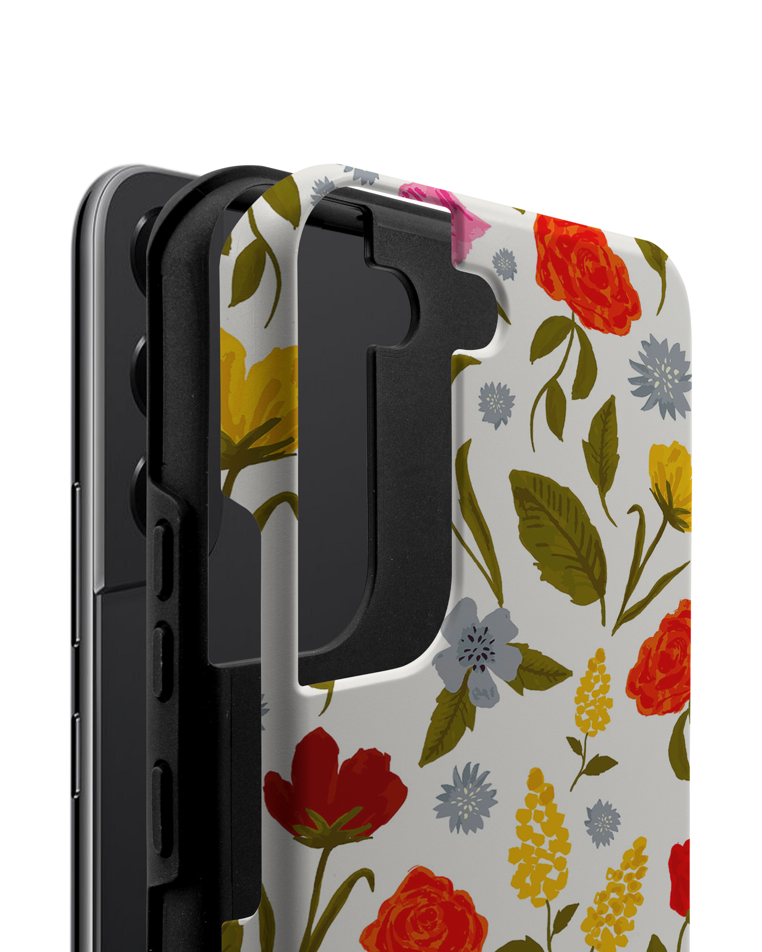 Botanical Beauties Premium Handyhülle Samsung Galaxy S22 5G besteht aus 2 Teilen