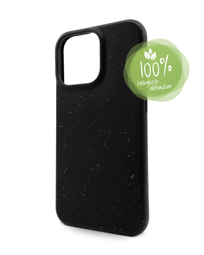 Schwarze Nachhaltige Handyhülle für Apple iPhone 13 Pro: 100% Biologisch Abbaubar