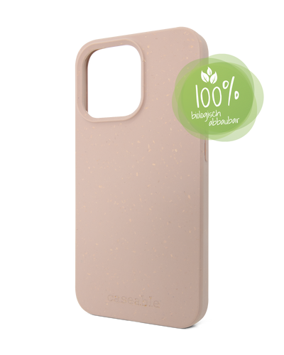 Sandfarbene Nachhaltige Handyhülle für Apple iPhone 13 Pro: 100% Biologisch Abbaubar