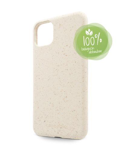 Weiße Nachhaltige Handyhülle für Apple iPhone 11 Pro Max: 100% Biologisch Abbaubar