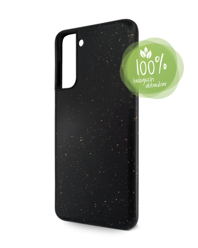 Schwarze Nachhaltige Handyhülle für Samsung Galaxy S21 Plus: 100% Biologisch Abbaubar