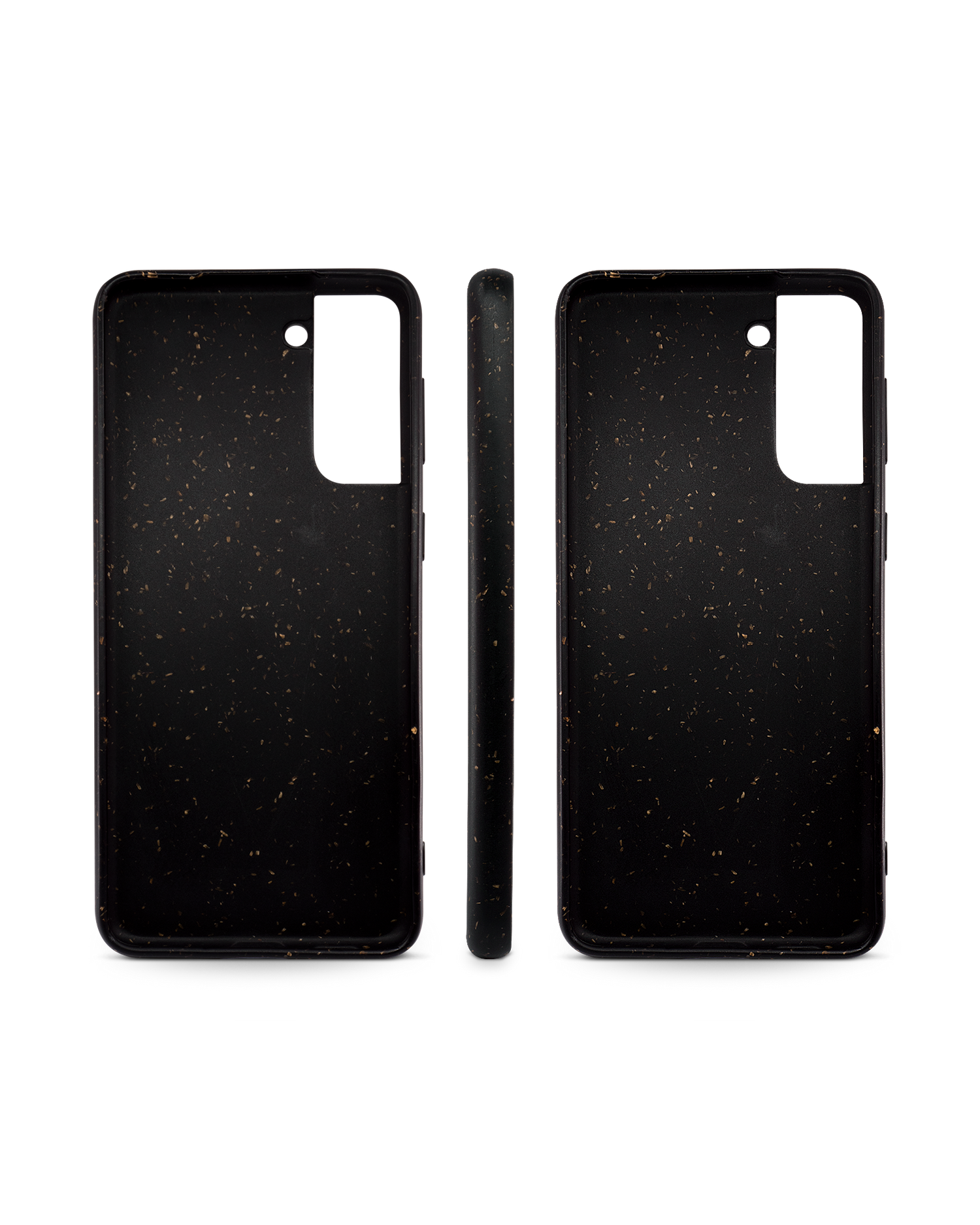 Schwarze Nachhaltige Handyhülle für Samsung Galaxy S21 Plus: Seitenansichten