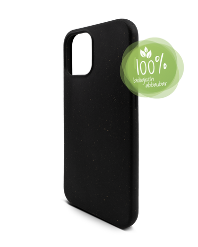 Schwarze Nachhaltige Handyhülle für Apple iPhone 12 Pro Max: 100% Biologisch Abbaubar