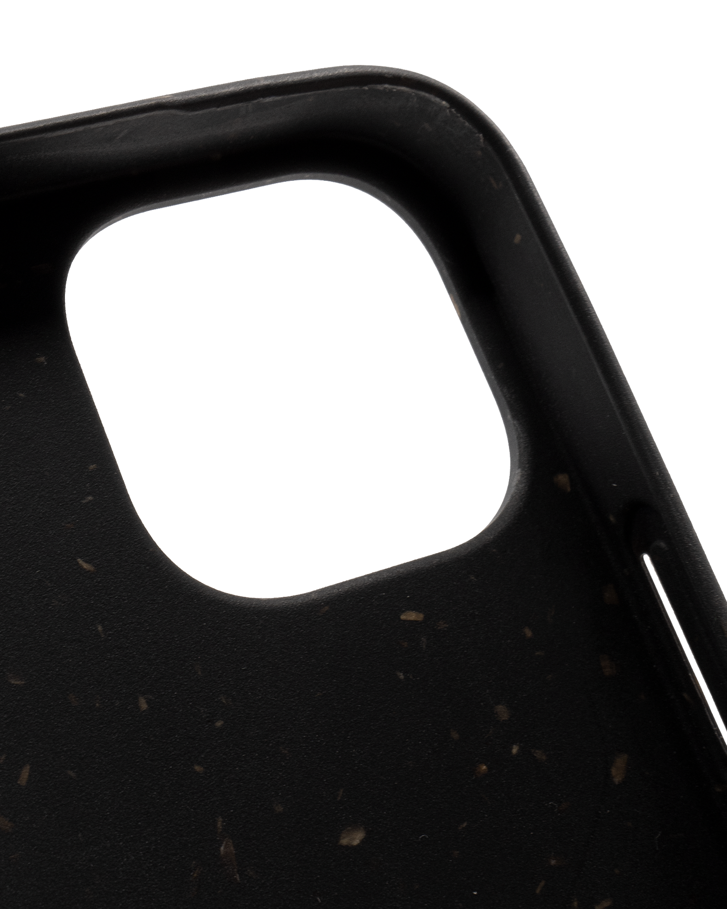 Schwarze Nachhaltige Handyhülle für Apple iPhone 13 mini: Details Innen