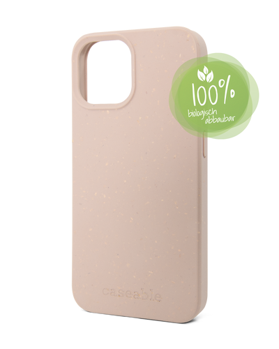 Sandfarbene Nachhaltige Handyhülle für Apple iPhone 13 mini: 100% Biologisch Abbaubar