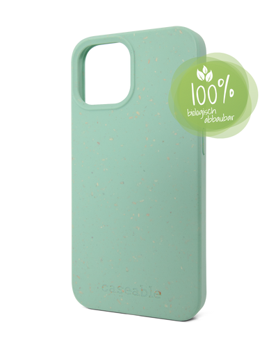 Hellgrüne Nachhaltige Handyhülle für Apple iPhone 13 mini: 100% Biologisch Abbaubar