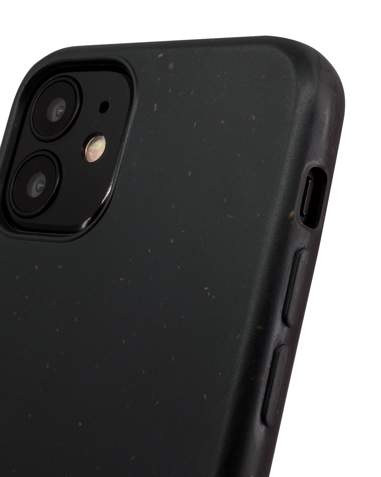 Schwarze Nachhaltige Handyhülle für Apple iPhone 12 mini: Details Innen