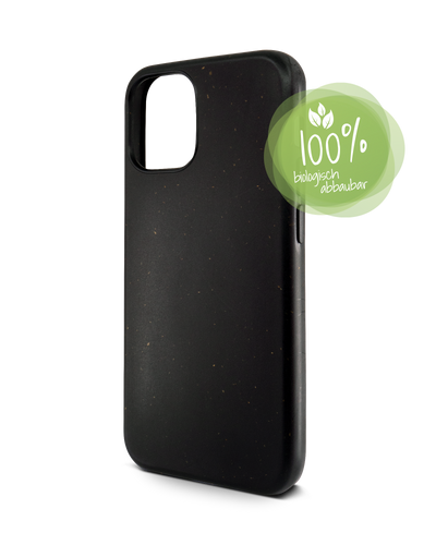 Schwarze Nachhaltige Handyhülle für Apple iPhone 12 mini: 100% Biologisch Abbaubar