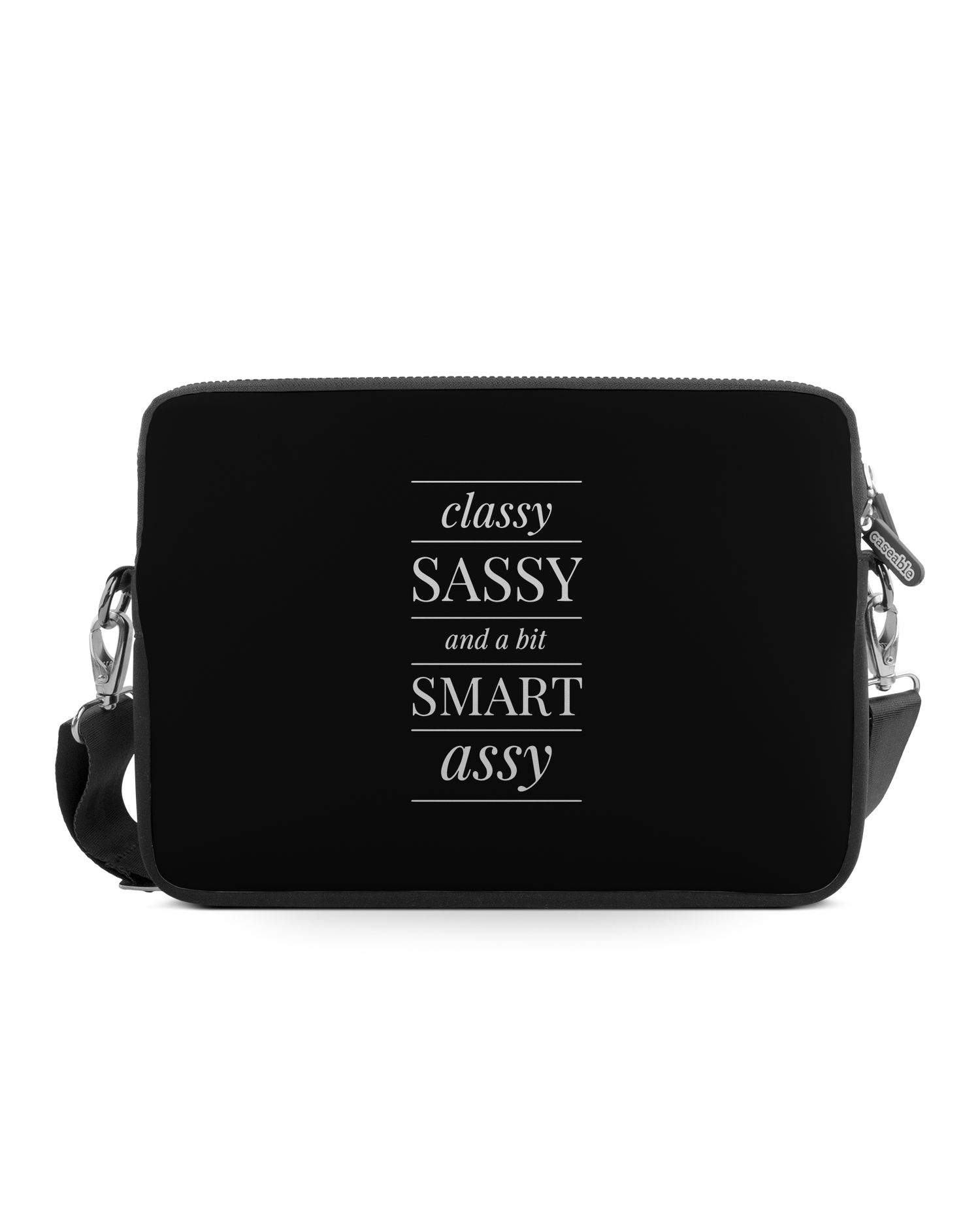 Classy Sassy Premium Laptoptasche 13 Zoll: Vorderansicht