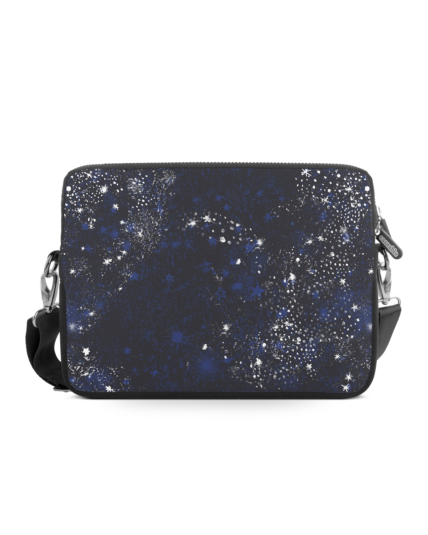 Starry Night Sky Premium Laptoptasche 15 Zoll: Vorderansicht