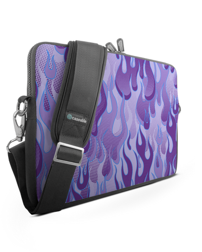 Purple Flames Premium Laptoptasche 13-14 Zoll