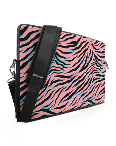 Pink Zebra Premium Laptoptasche 17 Zoll