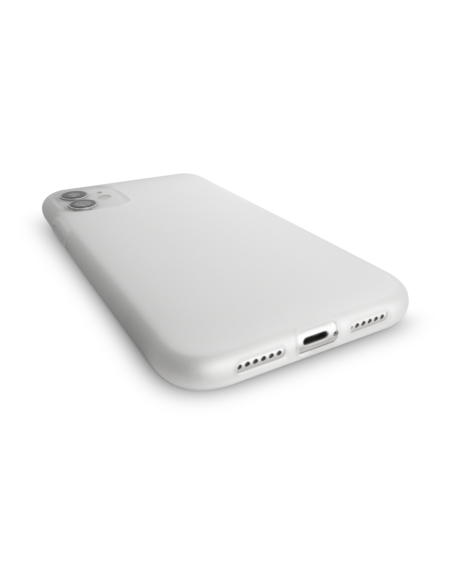 Recycelte Silikon Handyhülle für iPhone 11: Smartphone liegend