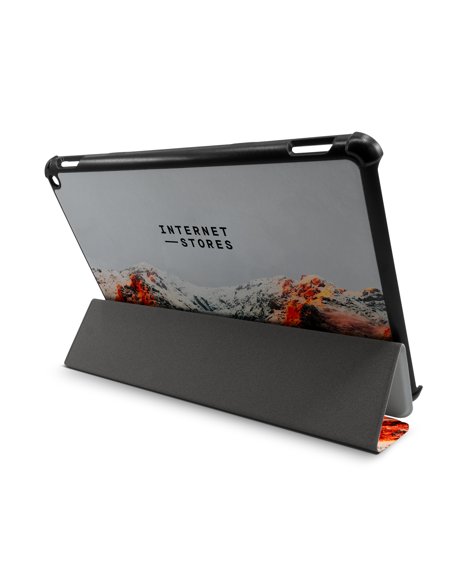 High Peak Tablet Smart Case für Amazon Fire HD 10 (2021): Aufgestellt im Querformat