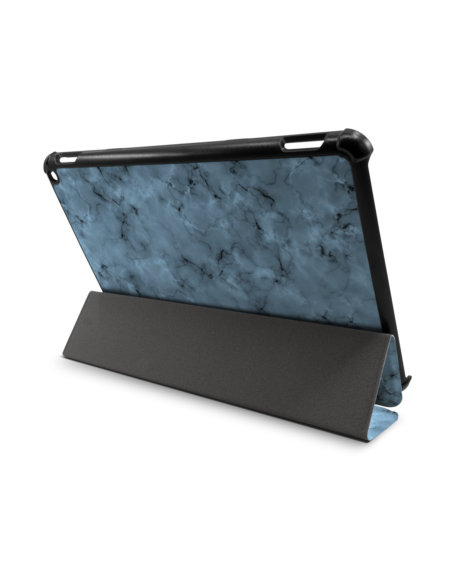 Blue Marble Tablet Smart Case für Amazon Fire HD 10 (2021): Aufgestellt im Querformat