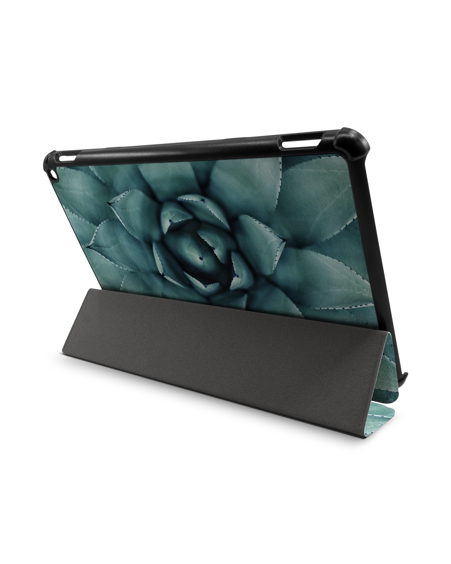 Beautiful Succulent Tablet Smart Case für Amazon Fire HD 10 (2021): Aufgestellt im Querformat