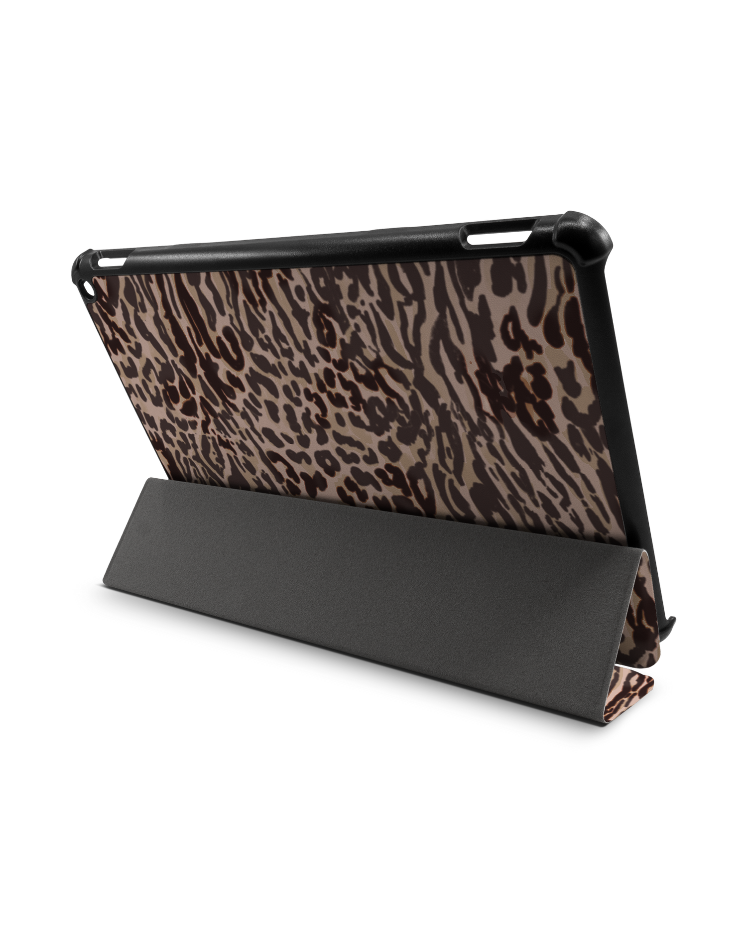 Animal Skin Tough Love Tablet Smart Case für Amazon Fire HD 10 (2021): Aufgestellt im Querformat