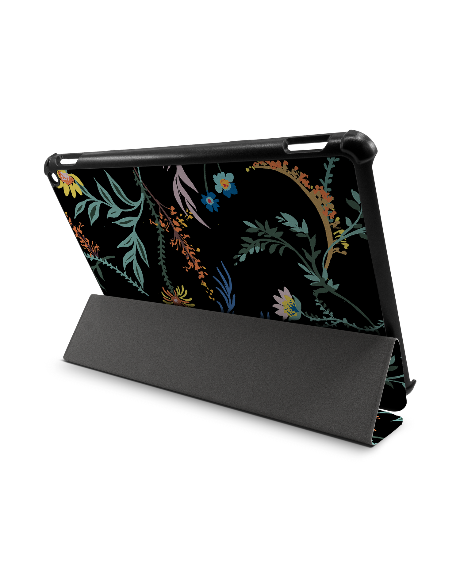 Woodland Spring Floral Tablet Smart Case für Amazon Fire HD 10 (2021): Aufgestellt im Querformat