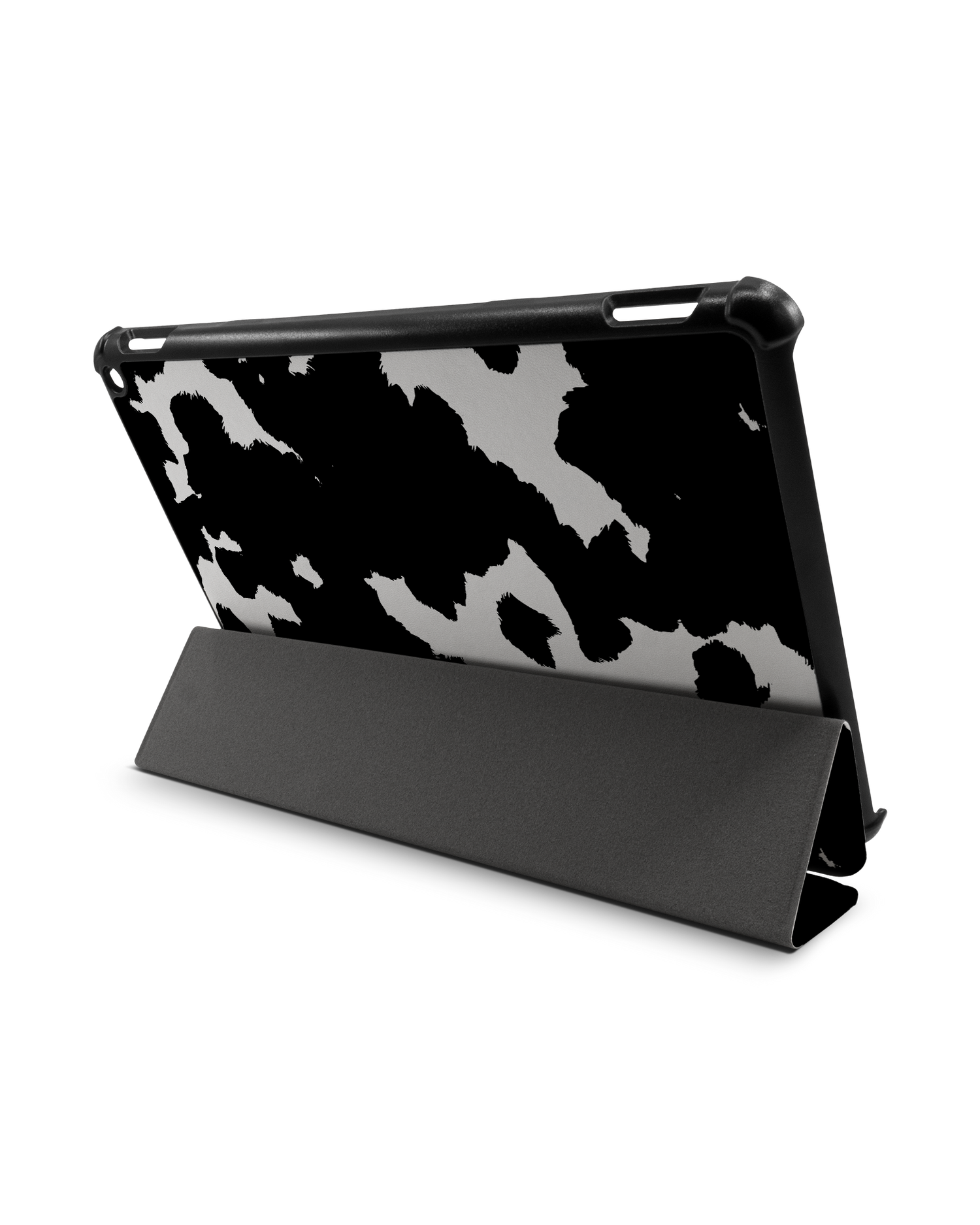 Cow Print Tablet Smart Case für Amazon Fire HD 10 (2021): Aufgestellt im Querformat