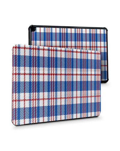 Plaid Market Bag Tablet Smart Case für Amazon Fire HD 10 (2021): Frontansicht