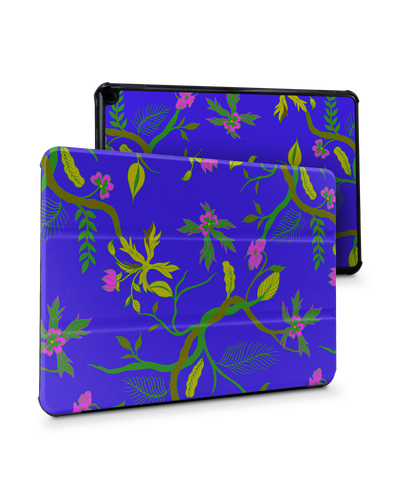 Ultra Violet Floral Tablet Smart Case für Amazon Fire HD 10 (2021): Frontansicht