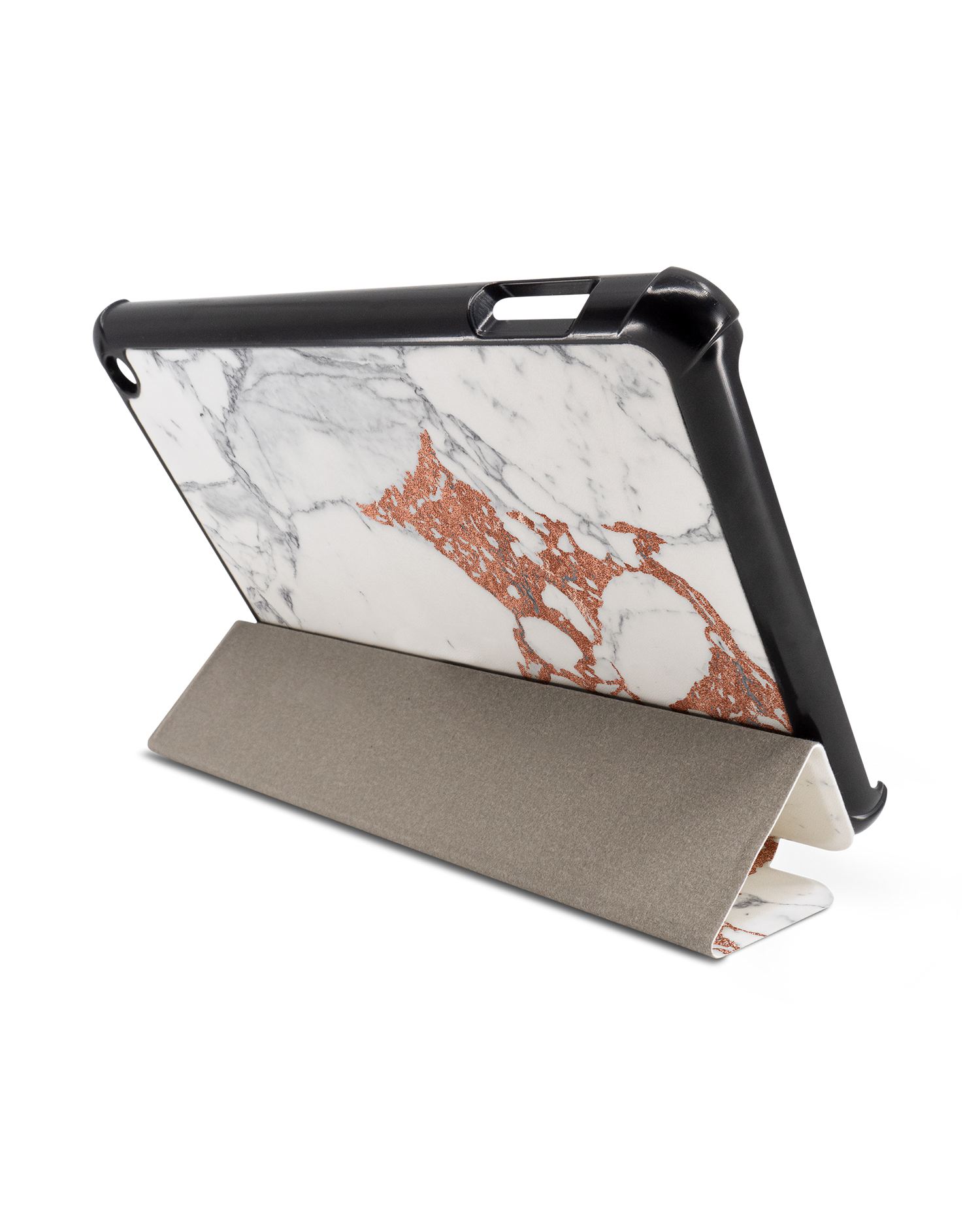 Marble Mix Tablet Smart Case für Amazon Fire 7 (2022): Aufgestellt im Querformat