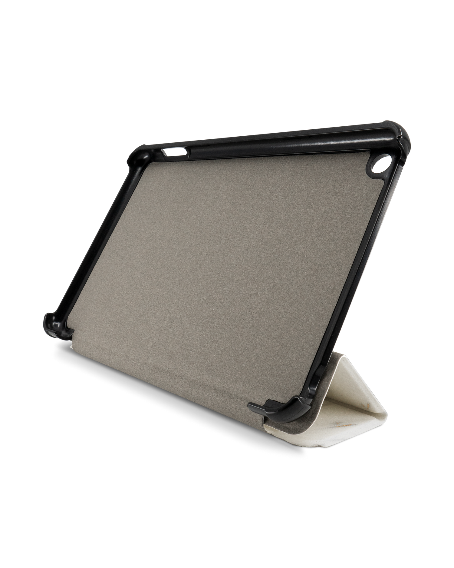 Gold Marble Elegance Tablet Smart Case für Amazon Fire 7 (2022): Frontansicht