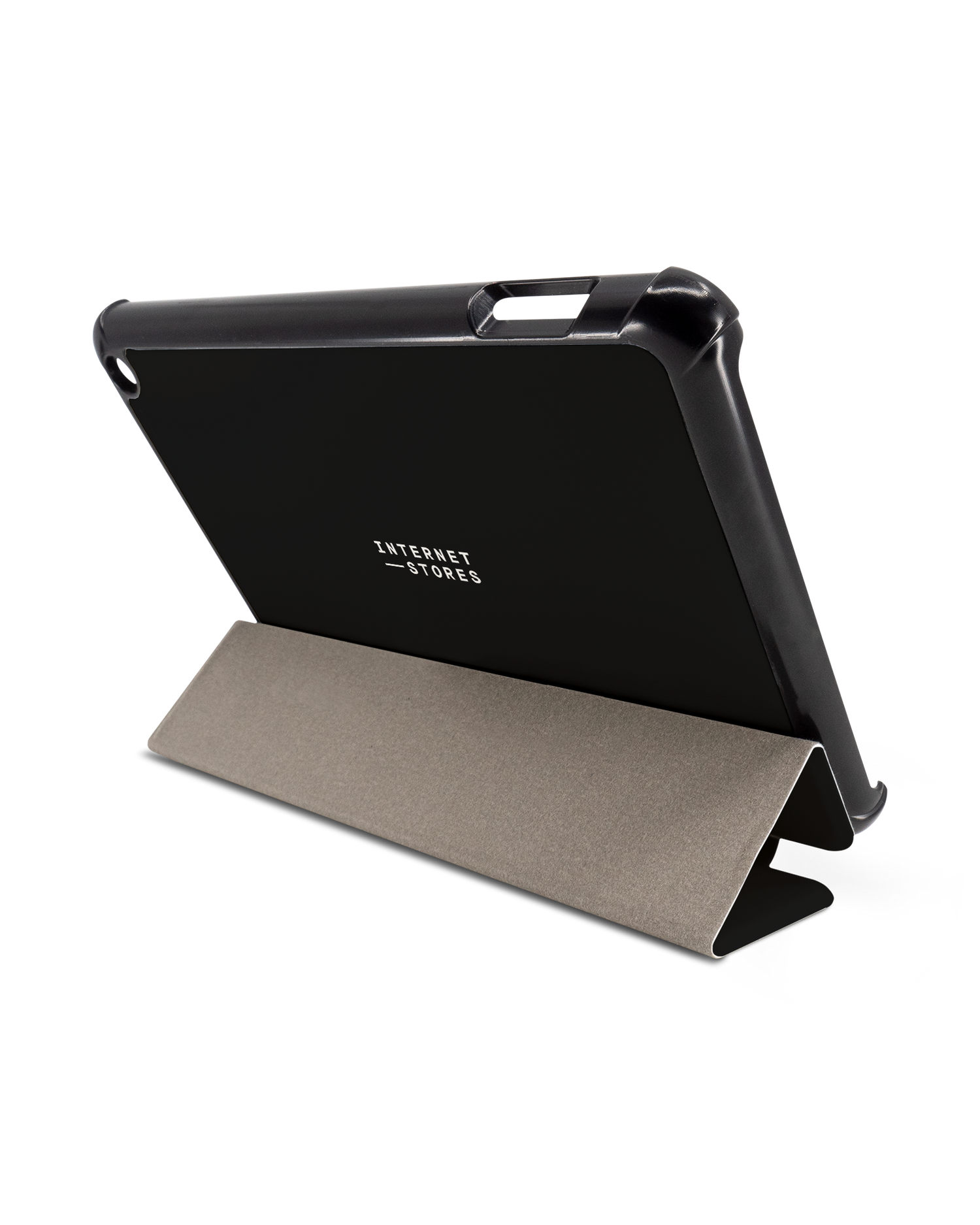 ISG Black Tablet Smart Case für Amazon Fire 7 (2022): Aufgestellt im Querformat