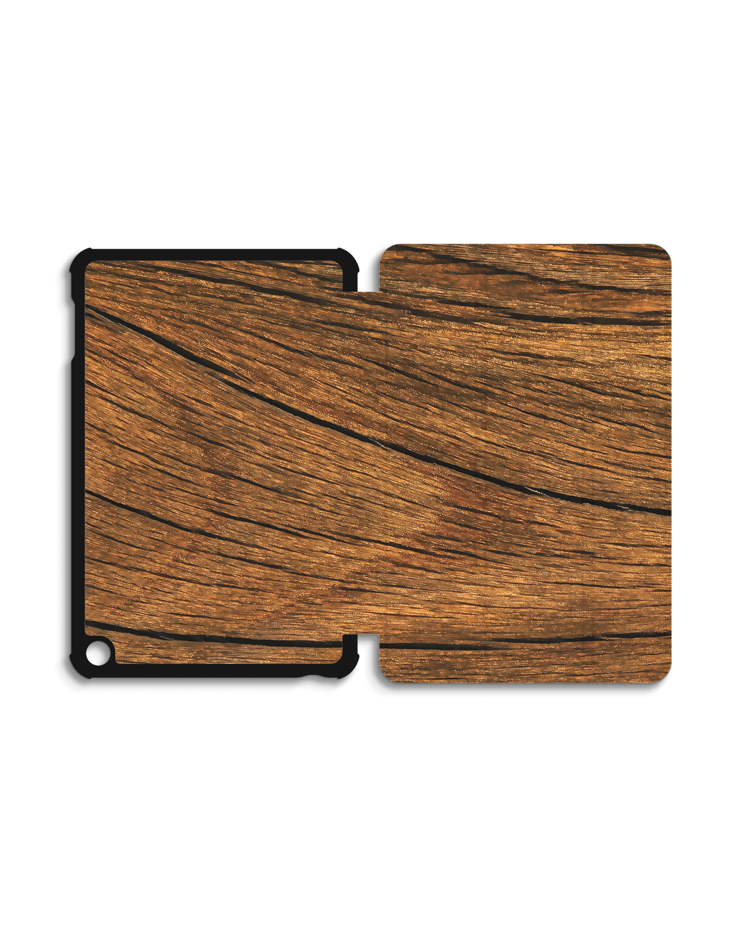 Wood Tablet Smart Case für Amazon Fire 7 (2022): Aufgeklappt