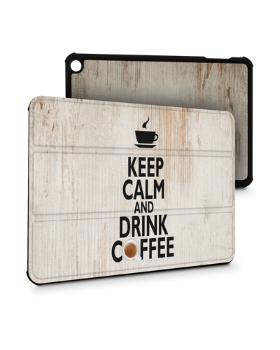 Drink Coffee Tablet Smart Case für Amazon Fire 7 (2022)