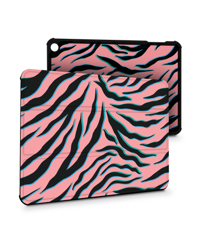 Pink Zebra Tablet Smart Case für Amazon Fire 7 (2022)