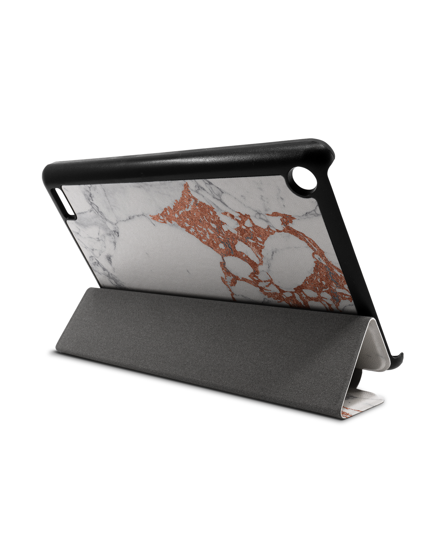 Marble Mix Tablet Smart Case für Amazon Fire 7: Aufgestellt im Querformat