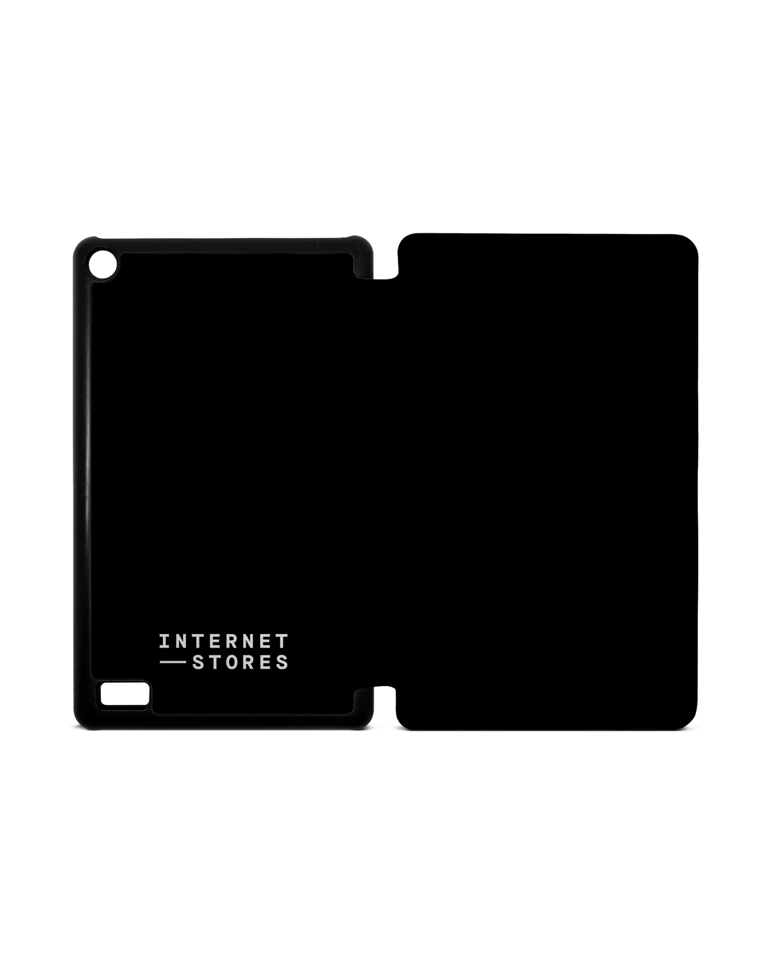 ISG Black Tablet Smart Case für Amazon Fire 7: Aufgeklappt