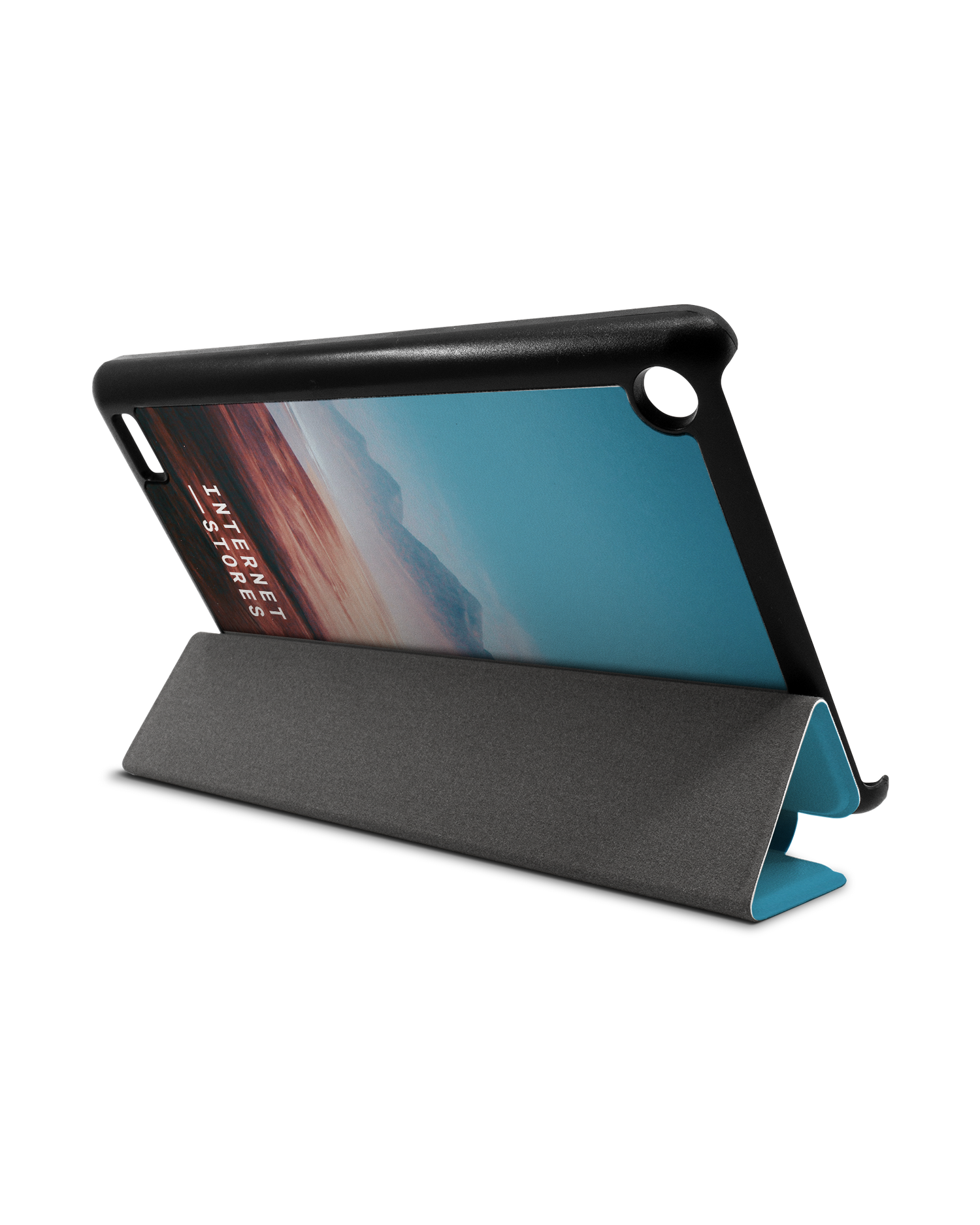 Sky Tablet Smart Case für Amazon Fire 7: Aufgestellt im Querformat