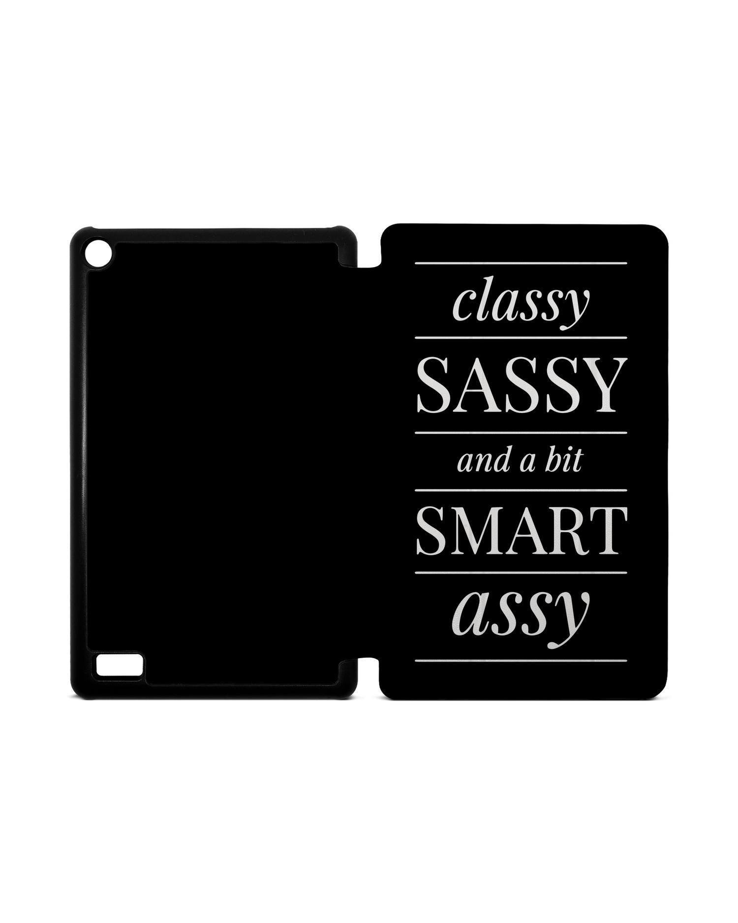 Classy Sassy Tablet Smart Case für Amazon Fire 7: Aufgeklappt