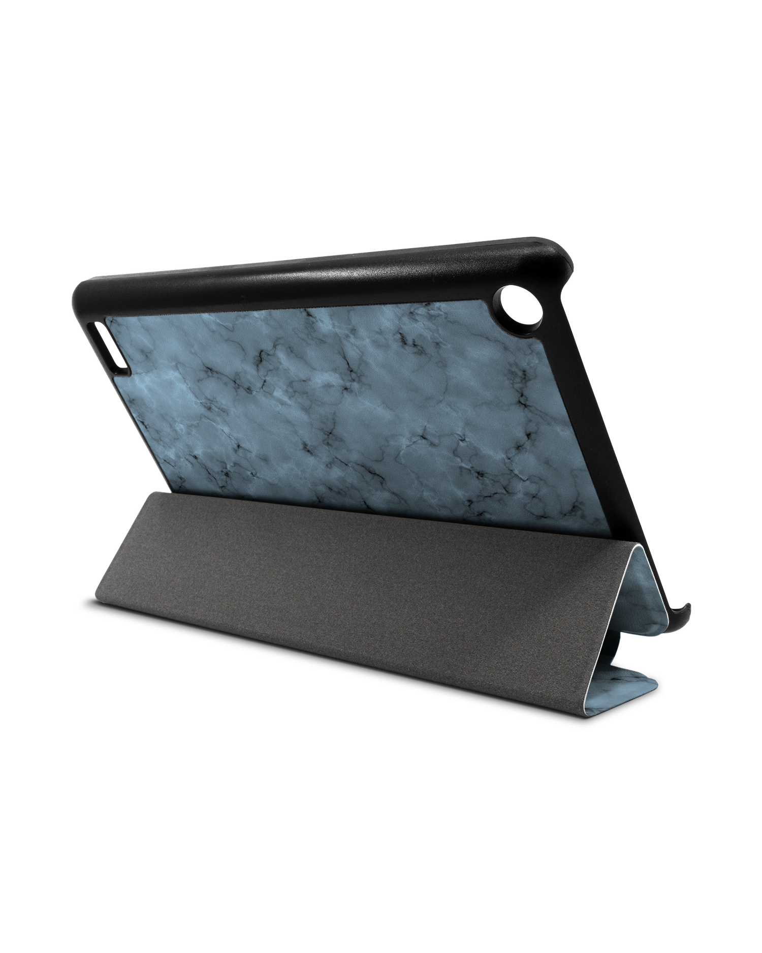Blue Marble Tablet Smart Case für Amazon Fire 7: Aufgestellt im Querformat