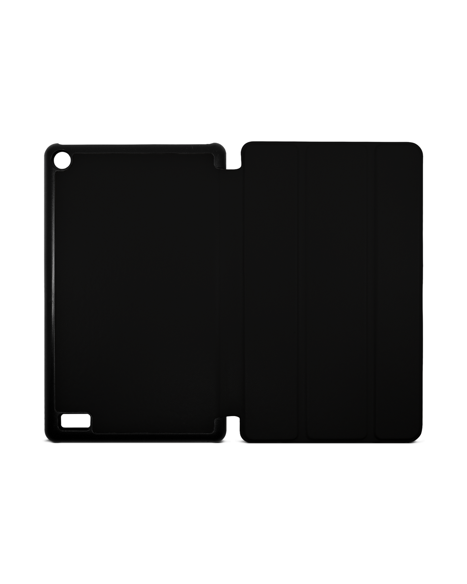 BLACK Tablet Smart Case für Amazon Fire 7: Aufgeklappt