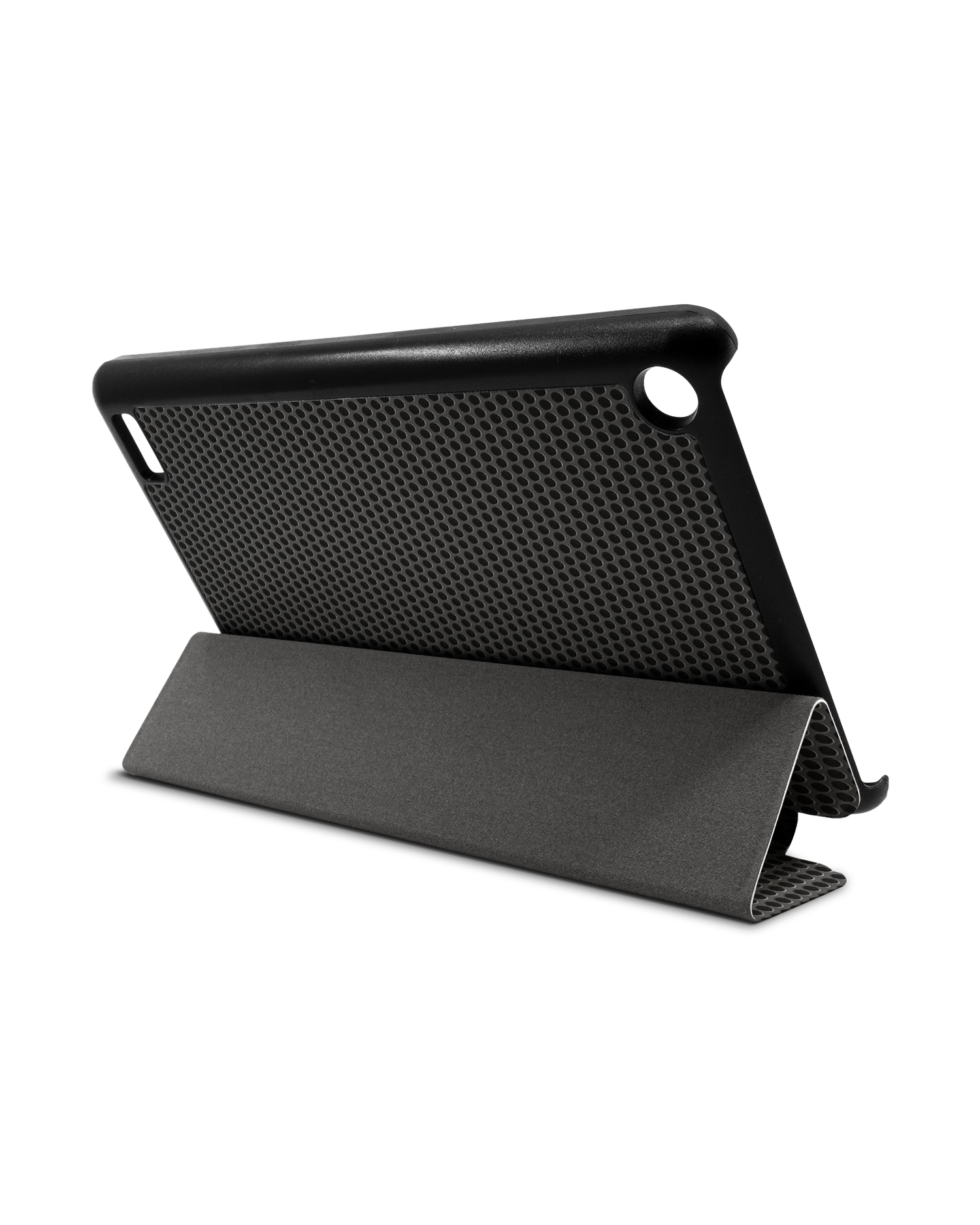 Carbon II Tablet Smart Case für Amazon Fire 7: Aufgestellt im Querformat