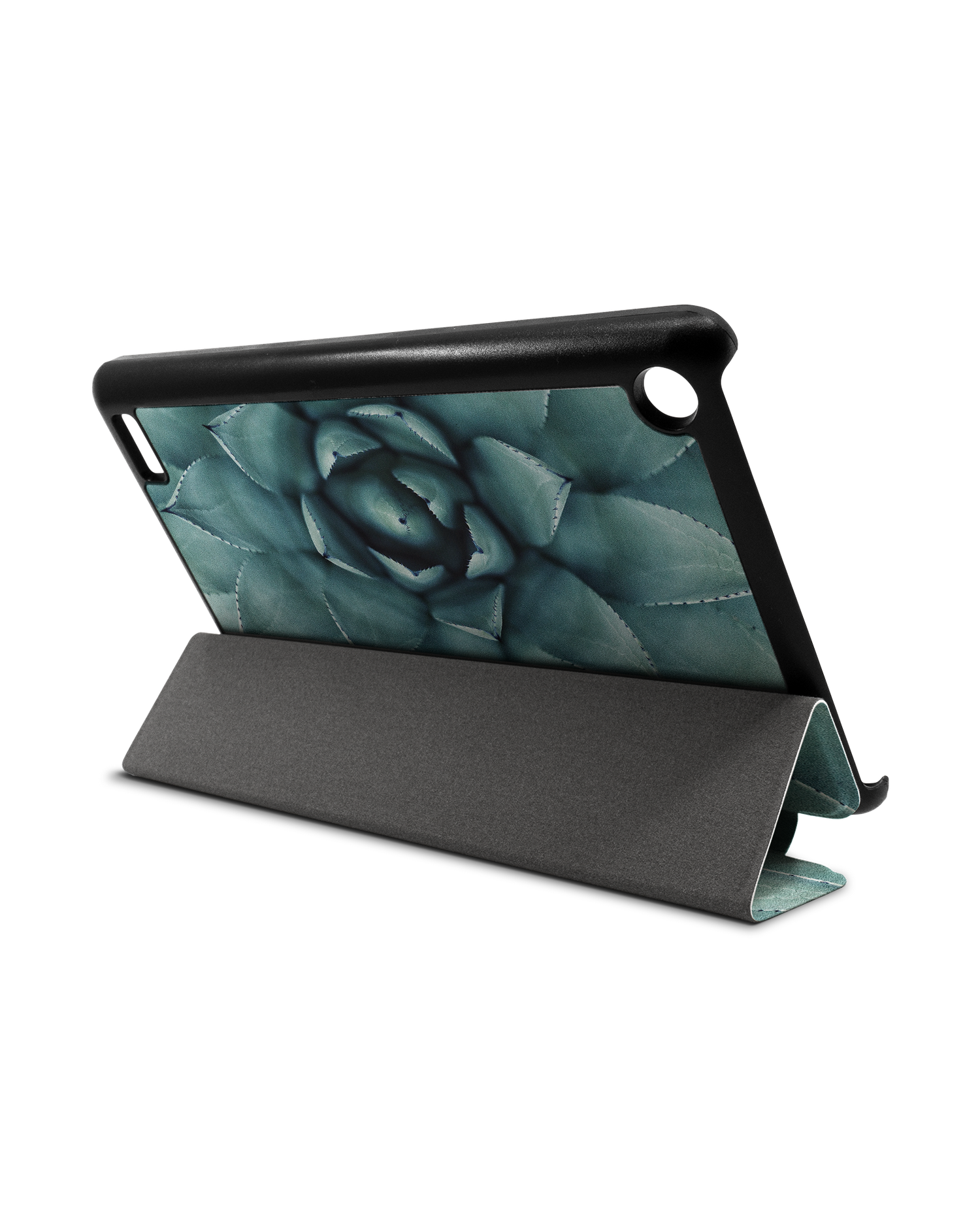 Beautiful Succulent Tablet Smart Case für Amazon Fire 7: Aufgestellt im Querformat