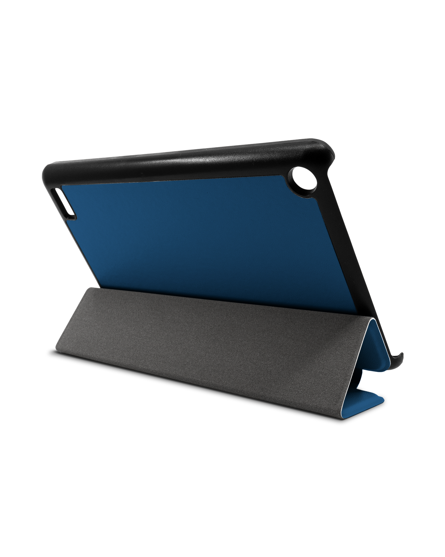 CLASSIC BLUE Tablet Smart Case für Amazon Fire 7: Aufgestellt im Querformat