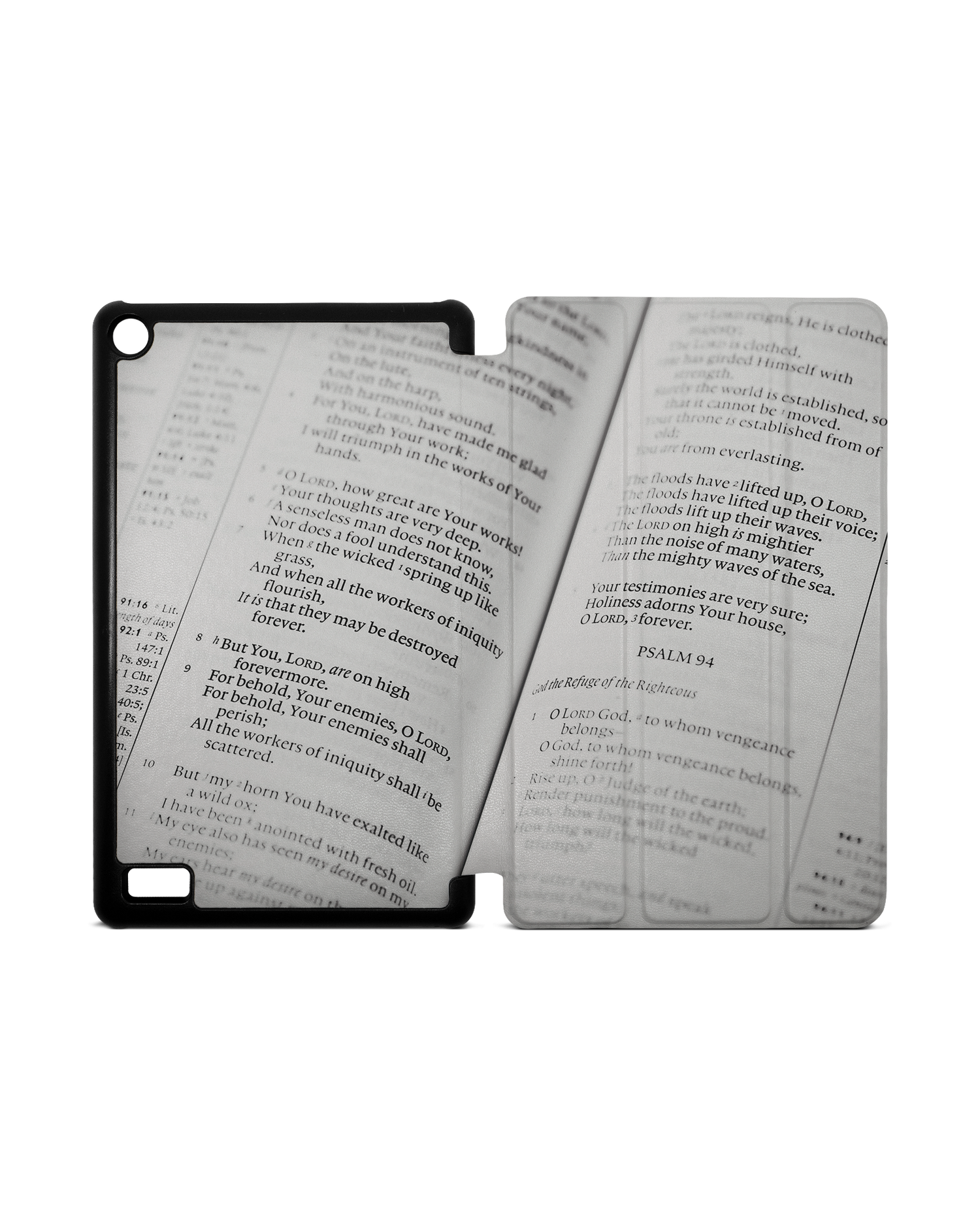 Bible Verse Tablet Smart Case für Amazon Fire 7: Aufgeklappt
