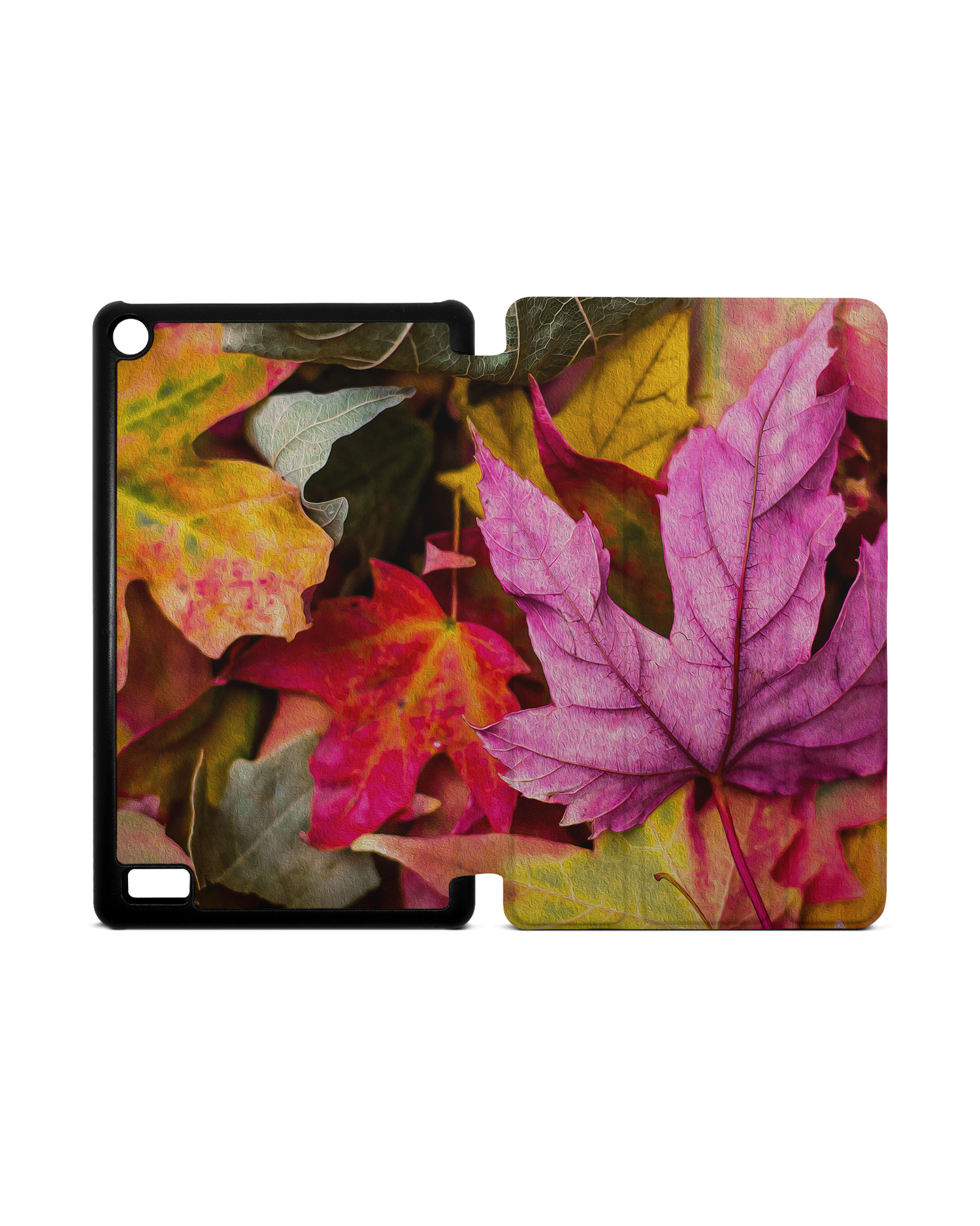 Autumn Leaves Tablet Smart Case für Amazon Fire 7: Aufgeklappt