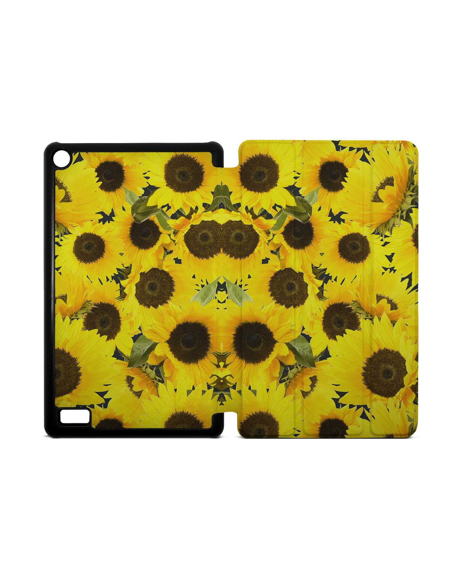 Sunflowers Tablet Smart Case für Amazon Fire 7: Aufgeklappt