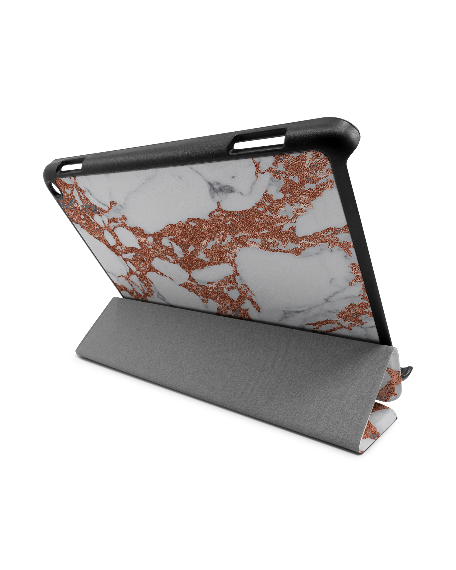 Marble Mix Tablet Smart Case für Amazon Fire HD 8 (2022), Amazon Fire HD 8 Plus (2022), Amazon Fire HD 8 (2020), Amazon Fire HD 8 Plus (2020): Aufgestellt im Querformat